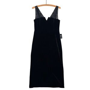 blue dress for baby girl Black Velvet Dress - Bridesmaid Dress
